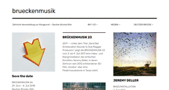 Desktop Screenshot of brueckenmusik.de